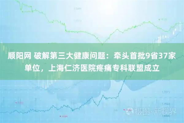 顺阳网 破解第三大健康问题：牵头首批9省37家单位，上海仁济医院疼痛专科联盟成立