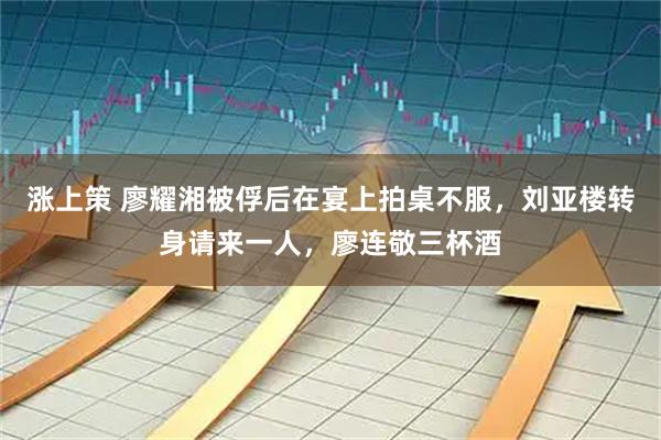 涨上策 廖耀湘被俘后在宴上拍桌不服，刘亚楼转身请来一人，廖连敬三杯酒